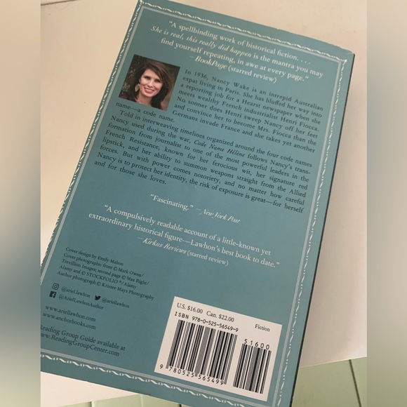 Code name Helene by Ariel Lawhorn GUC paperback historical fiction book - Picture 5 of 5